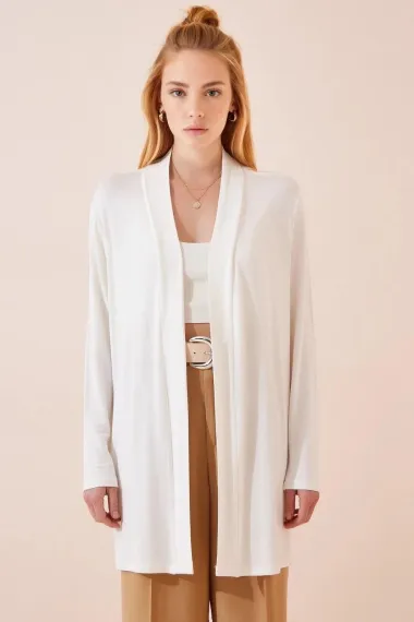 Women's White Thin Knitwear Cardigan HZL23S-BD158871 - photo 1