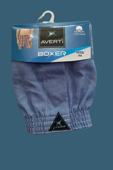 Erkek Gömlek Desenli 4'Lü Paket %100 Pamuk Poplin Boxer HZL24S-AV150051 - fotoğraf 5