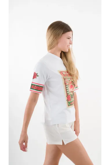 Kadın Beyaz Beli Lastikli Yırtmaçlı Cepli Keten Şort HZL24S-ZK11371 - photo 5