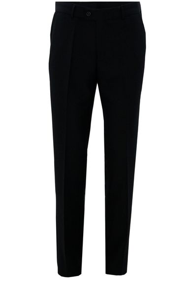 Men's Black Fabric Trousers - photo 1