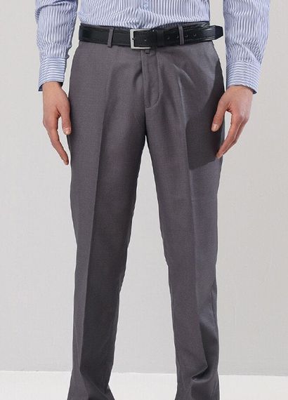 Varetta Men's Gray Polyviscon Fabric Trousers - photo 2