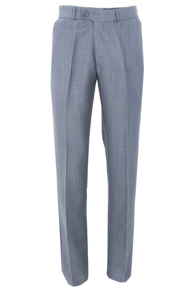 Varetta Men's Gray Fabric Trousers - photo 1