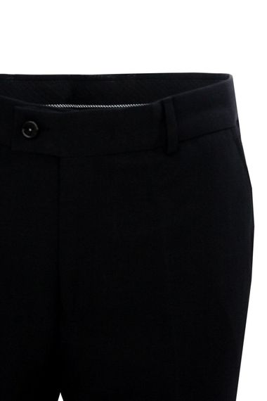 Men's Black Fabric Trousers - photo 2