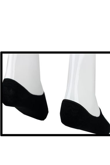 3 Pack Bamboo Silicone Black Ballet Men's Socks - photo 2