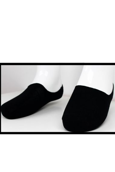 3 Pack Bamboo Silicone Black Ballet Men's Socks - photo 1