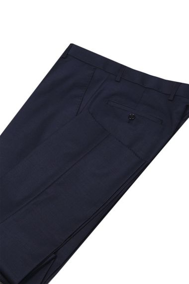 Men's Dark Navy Blue Gold Star Seasonal Fabric Trousers - photo 2