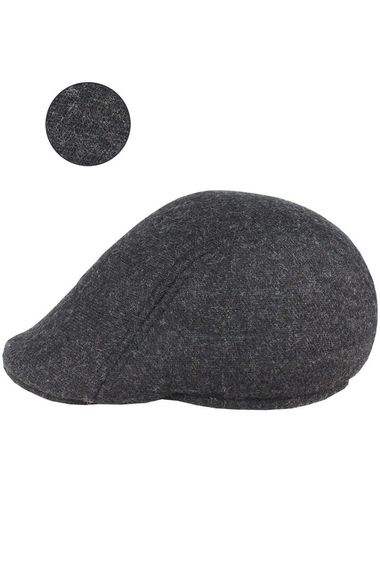 Men's Cap Cashmere Wool Smoked Winter Ear Hat - photo 1