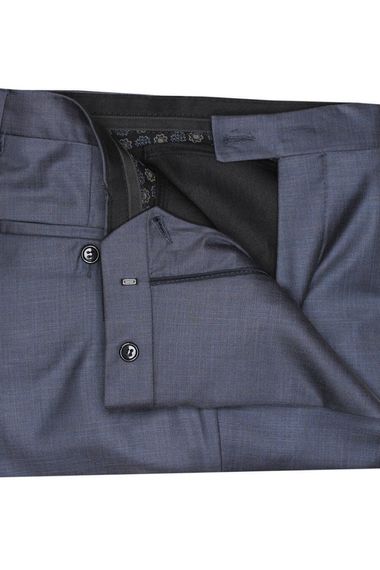 Men's Multicolored Polyviscon Fabric Trousers - photo 1