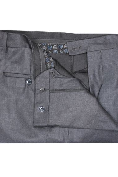 Men's Smoked Polyviscon Fabric Trousers - photo 2