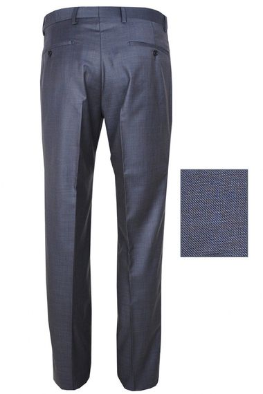 Men's Multicolored Polyviscon Fabric Trousers - photo 4