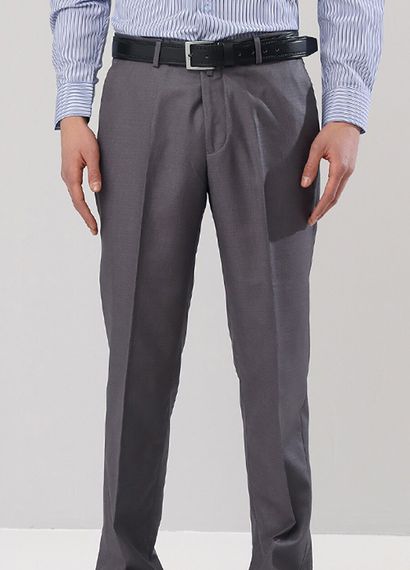 Men's Smoked Polyviscon Fabric Trousers - photo 4