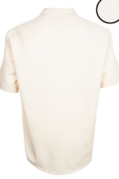 Varetta Men's Beige Short Sleeve Plus Size Shirt - photo 4