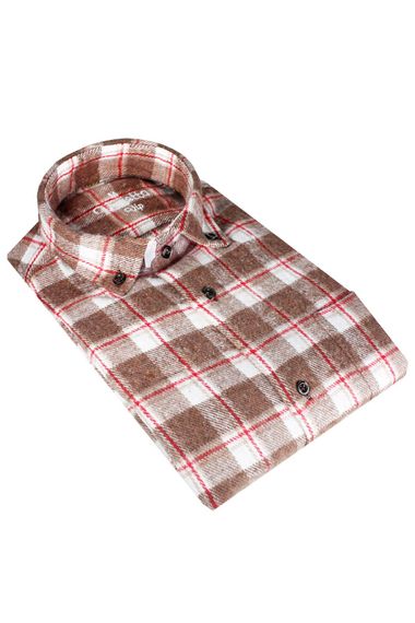 Varetta Men's Brown Thick Winter Pocketed Lumberjack Shirt - photo 2