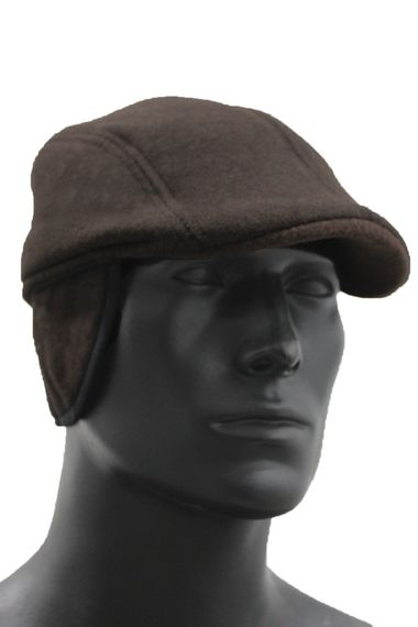 Varetta Men's Cap Winter Brown Foldable Ear Hat - photo 1