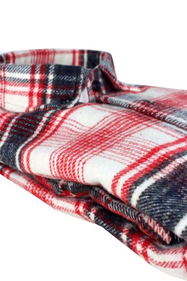 Varetta Men's Red Thick Winter Pocketed Lumberjack Shirt - photo 2