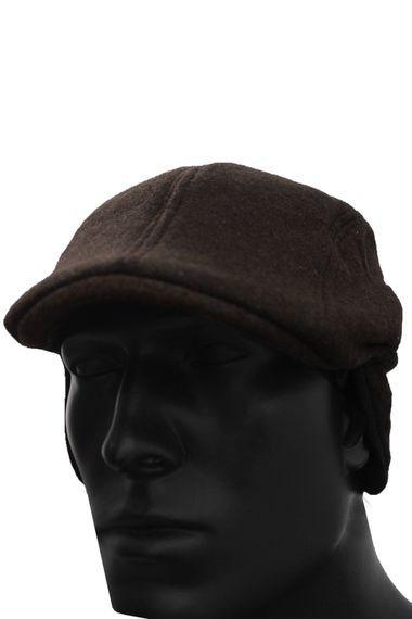 Varetta Men's Cap Winter Brown Foldable Ear Hat - photo 3