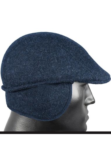 Varetta Men's Cap Navy Blue Foldable Ear Hat - photo 1