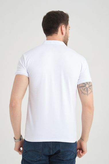 Varetta Men's White Cotton Short Sleeve Polo Shirt for Summer Style and Comfort - photo 3