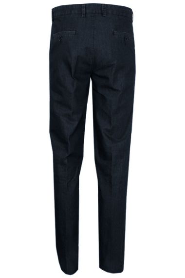 Varetta Men's Dark Navy Blue Summer Tensel Jeans with Side Pockets - photo 2