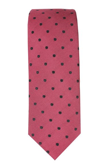 Чоловіча краватка бордового кольору зі слім-кроєм та візерунком, ширина 5.7 см, довжина 135 см, стандартний аксесуар