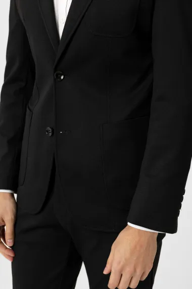 Slimfit Armürlü Takım Elbise - fotoğraf 5