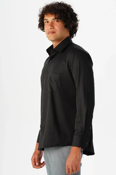 Square Cuff Regular Dobby Shirt - photo 2