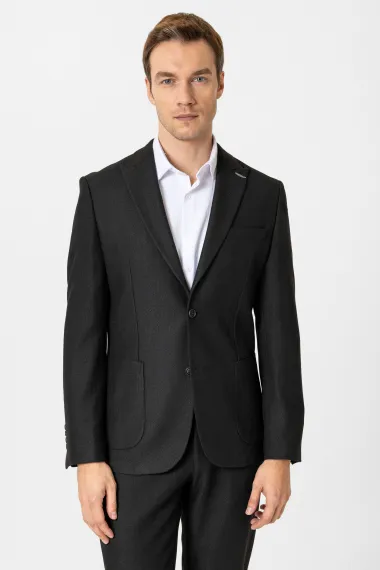 Slimfit Desenli Takım Elbise - صورة 2