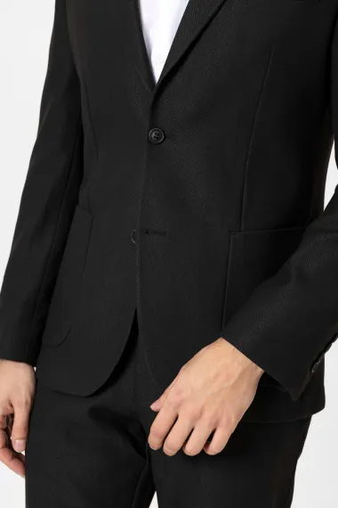 Slimfit Desenli Takım Elbise - صورة 4