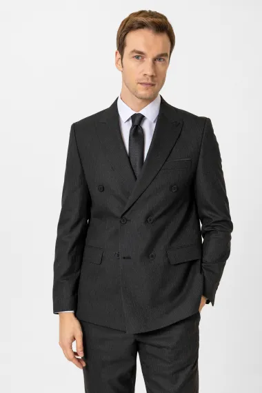 Slim Kalıp Düz Takım Elbise - صورة 2