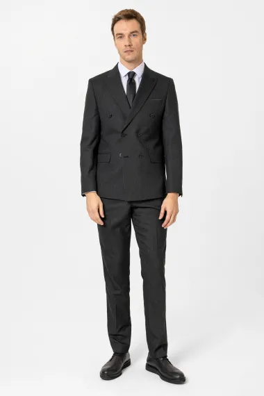 Slim Kalıp Düz Takım Elbise - صورة 1