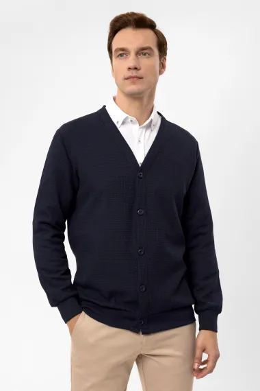 Regular Pattern Quilted Cardigan - photo 1