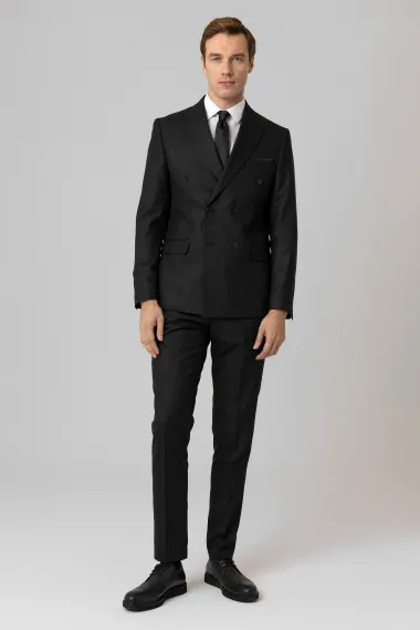 Slim Kalıp Desenli Takım Elbise - photo 2