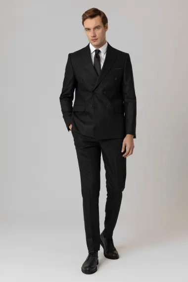 Slim Kalıp Desenli Takım Elbise - photo 3