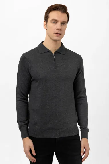 Polo Yaka Regular Düz Trico - photo 1