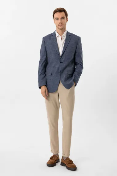 Regular Kalıp Desenli Ceket - photo 4