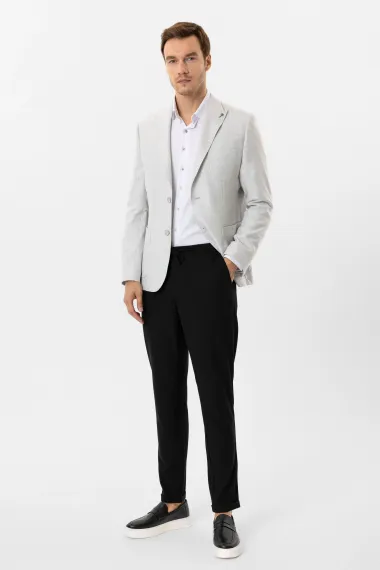 Slim Kalıp Desenli Ceket - fotoğraf 3