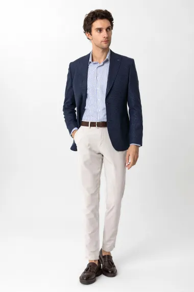 Slim Kalıp Armürlü Ceket - photo 4