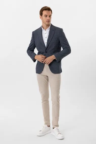 Regular Kalıp Desenli Ceket - photo 4