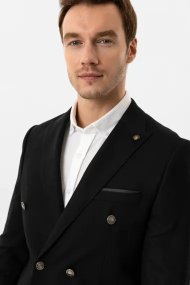 Slim Kalıp Desenli Ceket - photo 4