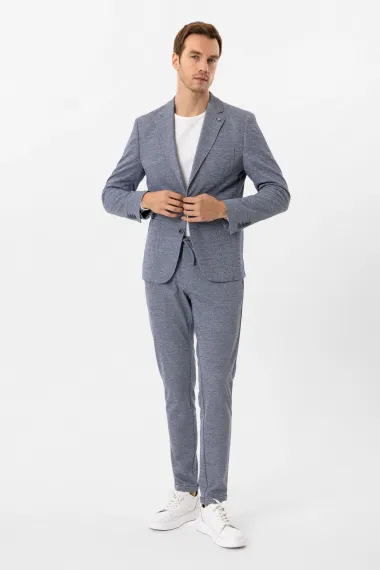 Slimfit Desenli Takım Elbise - photo 2