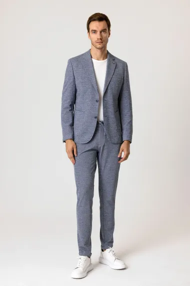 Slimfit Desenli Takım Elbise - photo 3