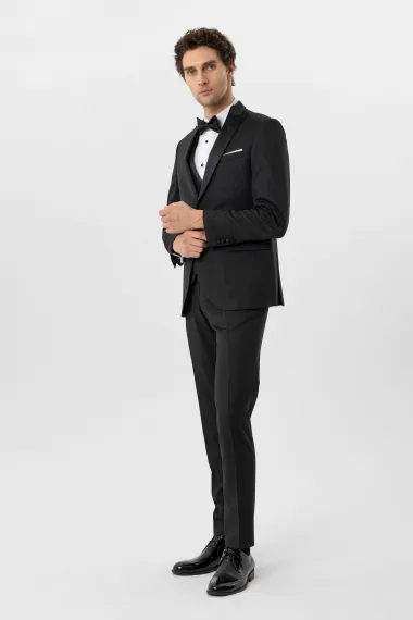 Slimfit Armürlü Takım Elbise - photo 2