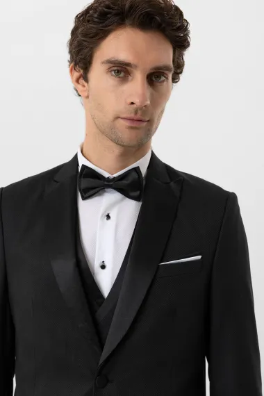 Slimfit Armürlü Takım Elbise - photo 4