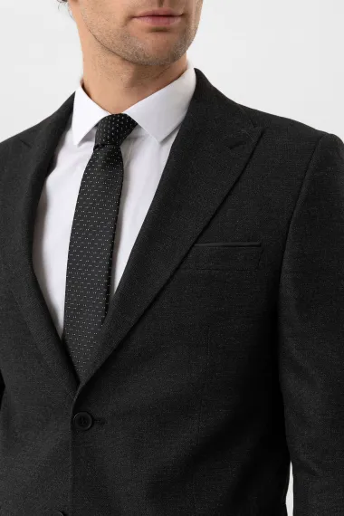 Slim Kalıp Armürlü Takım Elbise - photo 5