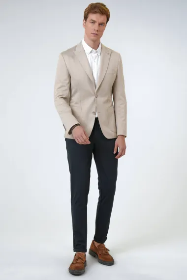 Slim Kalıp Baskılı Ceket - fotoğraf 2