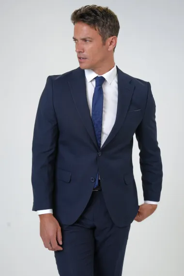 Regular Kalıp Armürlü Takım Elbise - photo 2
