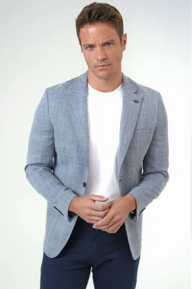 Slim Kalıp Desenli Ceket - photo 1