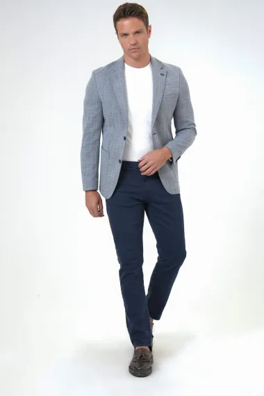 Slim Kalıp Desenli Ceket - photo 3