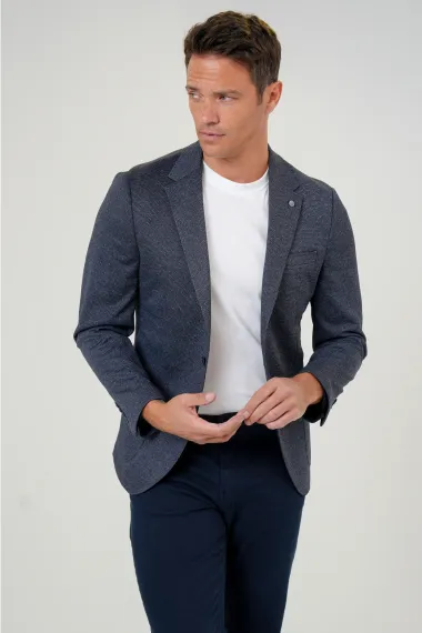 Slim Kalıp DESENLİ Ceket - fotoğraf 1