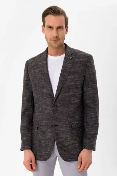 Regular Fit Dobby Jacket - photo 1